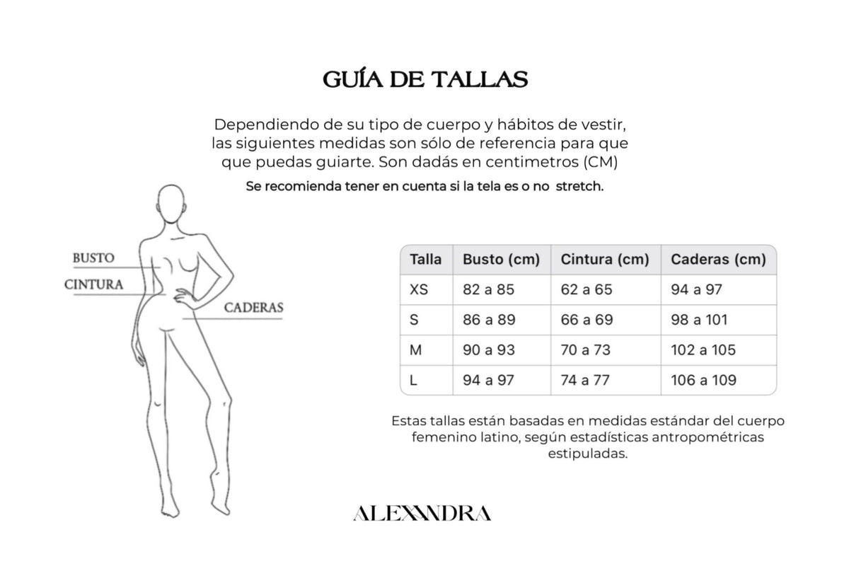 Guía de tallas